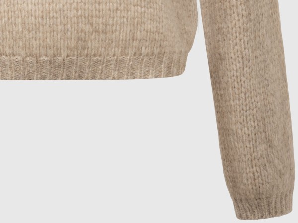 Strickpullover in Beige