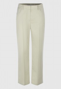 Rafaello Rossi High Waist Hose mit weitem Bein Beige